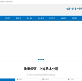 上海防水/上海防水公司/上海专业防水/上海做防水